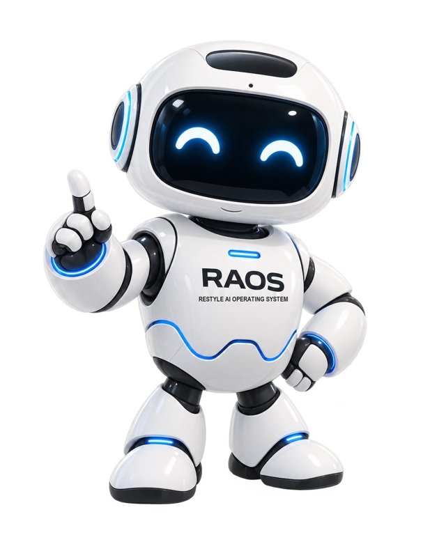 AIフロントスタッフ RAOS(RESTYLE AI Operating System)のキャラクター